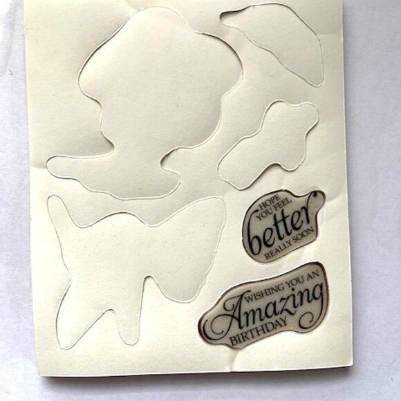 HUMMING ALONG, Cling Stamp Set, Stampin Up - Picture 3 of 5